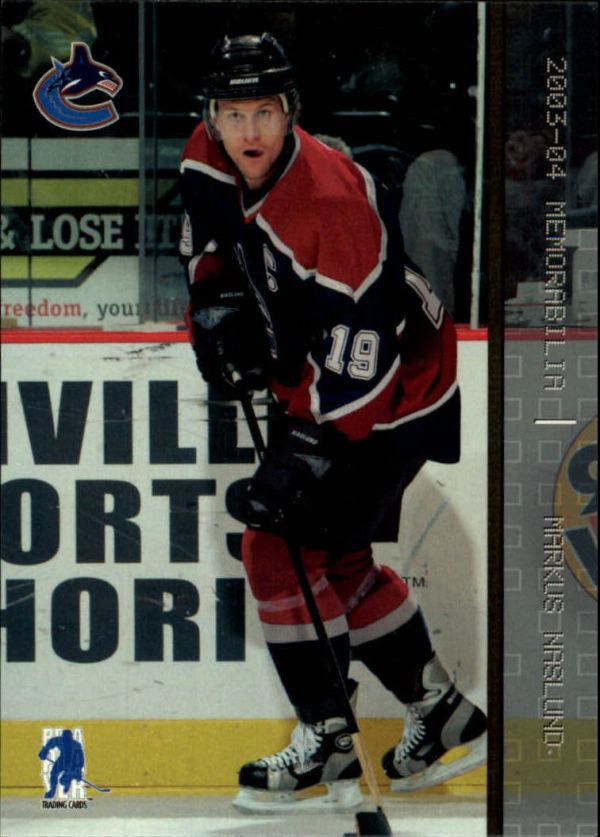 NHL 2003-04 BAP Memorabilia - No 50 - Markus Naslund