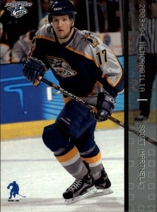 NHL 2003-04 BAP Memorabilia - No 82 - Scott Hartnell