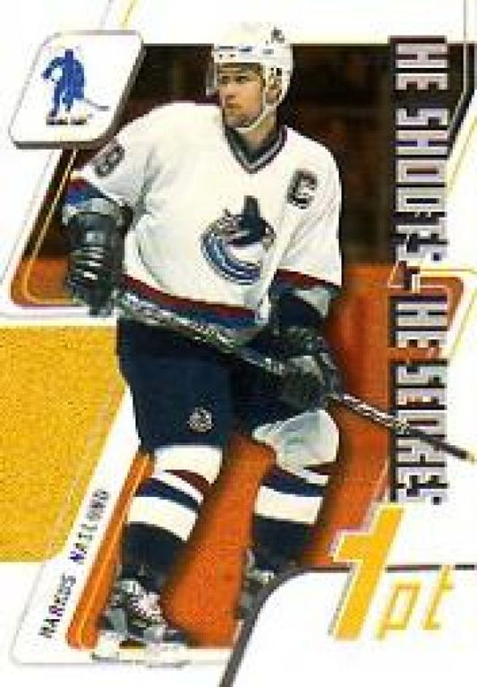 NHL 2003-04 BAP Memorabilia He Shoots - He Scores - No 4 - Markus Naslund