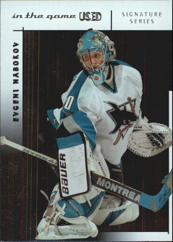 NHL 2003-04 ITG Used Signature Series - No 88 - Evgeni Nabokov