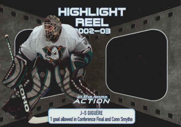 NHL 2003-04 ITG Action Highlight Reel - No HR-1 - J.-S. Giguere