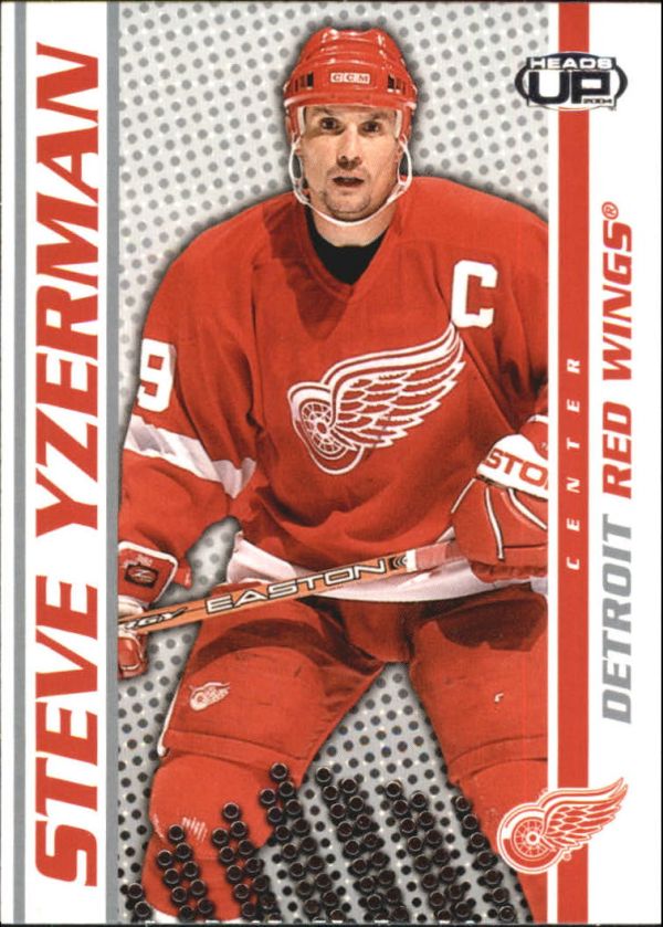 NHL 2003-04 Pacific Heads Up - No 38 - Steve Yzerman