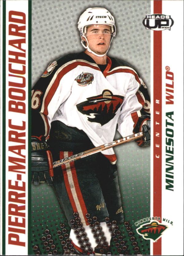 NHL 2003-04 Pacific Heads Up - No 49 - Pierre-Marc Bouchard