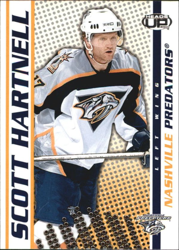 NHL 2003-04 Pacific Heads Up - No 56 - Scott Hartnell