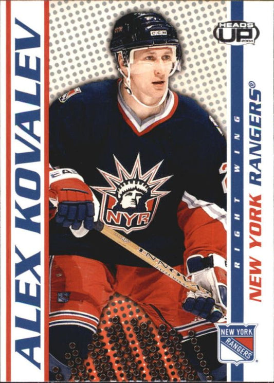 NHL 2003-04 Pacific Heads Up - No 65 - Alex Kovalev