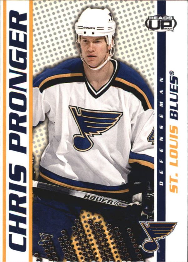 NHL 2003-04 Pacific Heads Up - No 82 - Chris Pronger