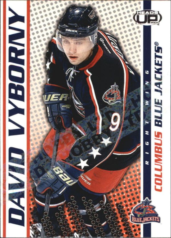 NHL 2003-04 Pacific Heads Up Hobby Ltd - No 30 - David Vyborny