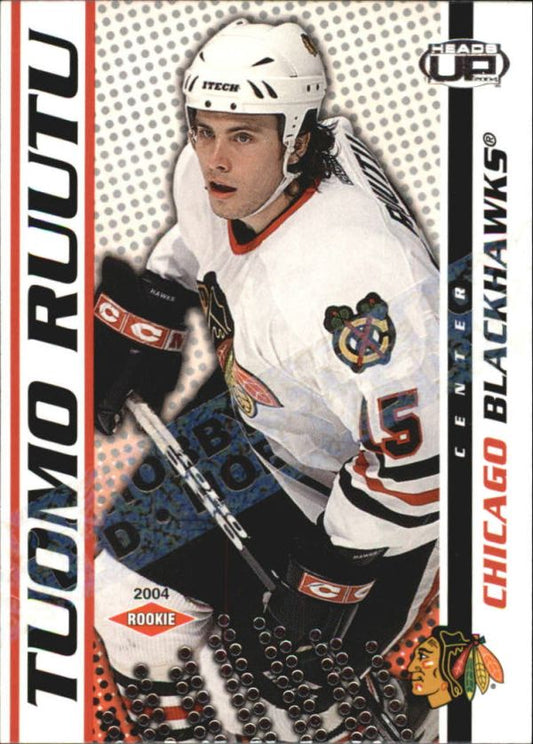 NHL 2003-04 Pacific Heads Up - No 107 - Tuomo Ruutu