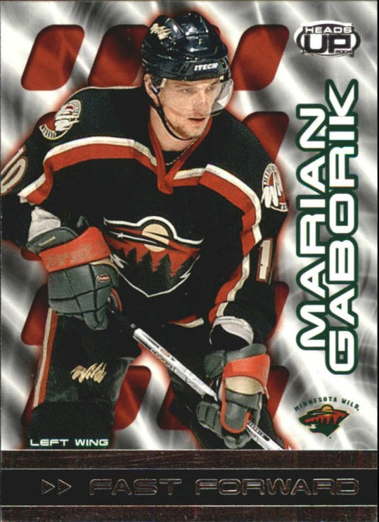 NHL 2003-04 Pacific Heads Up Fast Forward - No 5 - Marian Gaborik