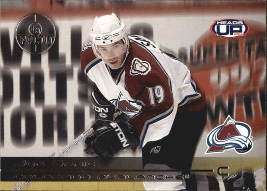 NHL 2003-04 Pacific Heads Up In Focus - No 4 - Joe Sakic