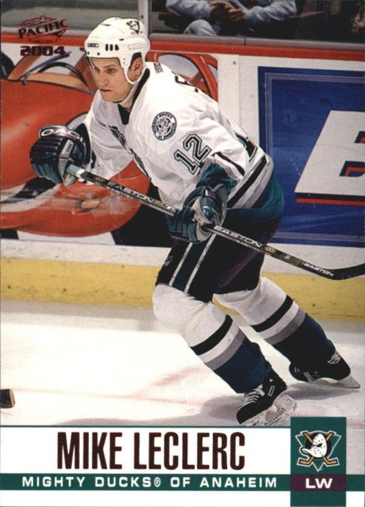 NHL 2003-04 Pacific Red - No 6 - Mike Leclerc