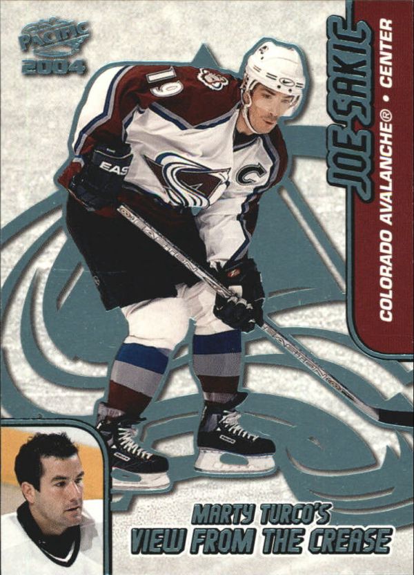 NHL 2003-04 Pacific View from the Crease - No 3 - Joe Sakic