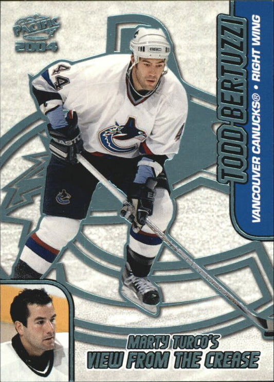 NHL 2003-04 Pacific View from the Crease - No 8 - Todd Bertuzzi