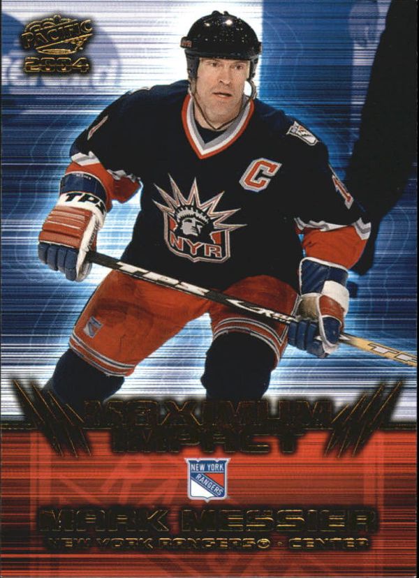 NHL 2003-04 Pacific Maximum Impact - No 7 - Mark Messier