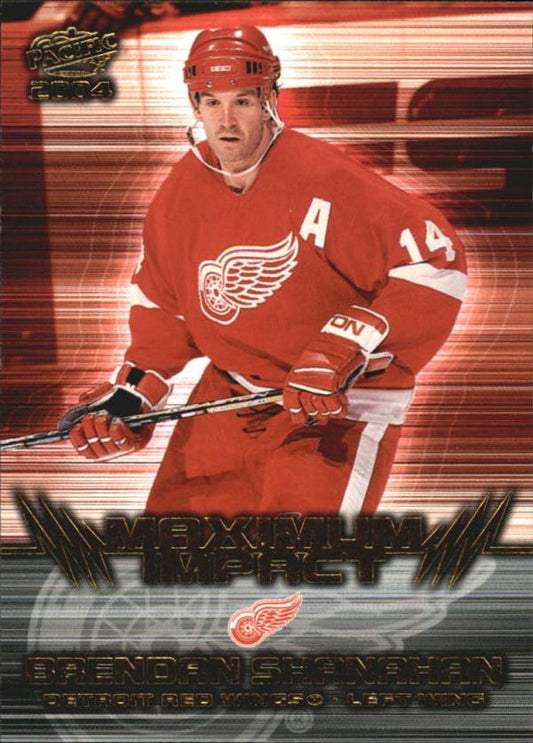 NHL 2003-04 Pacific Maximum Impact - No 4 - Brendan Shanahan