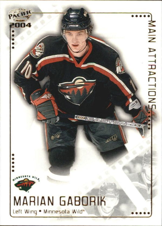 NHL 2003-04 Pacific Main Attractions - No 7 - Marian Gaborik