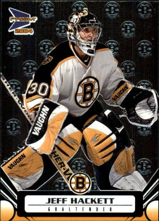 NHL 2003-04 Pacific Prism - No 9 - Jeff Hackett