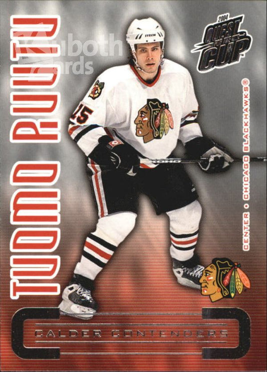 NHL 2003-04 Pacific Quest for the Cup Calder Contenders - No 5 Tuomo Ruutu