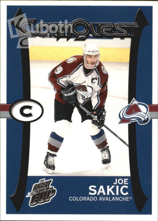 NHL 2003-04 Pacific Quest for the Cup ConnQuest - No 2 - Joe Sakic