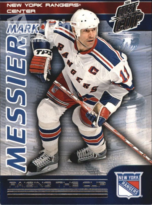 NHL 2003-04 Pacific Quest for the Cup Raising the Cup - No 14 - Mark Messier