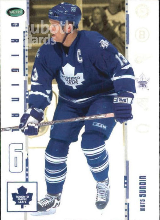 NHL 2003-04 Parkhurst Original Six Toronto - No 24 - Mats Sundin