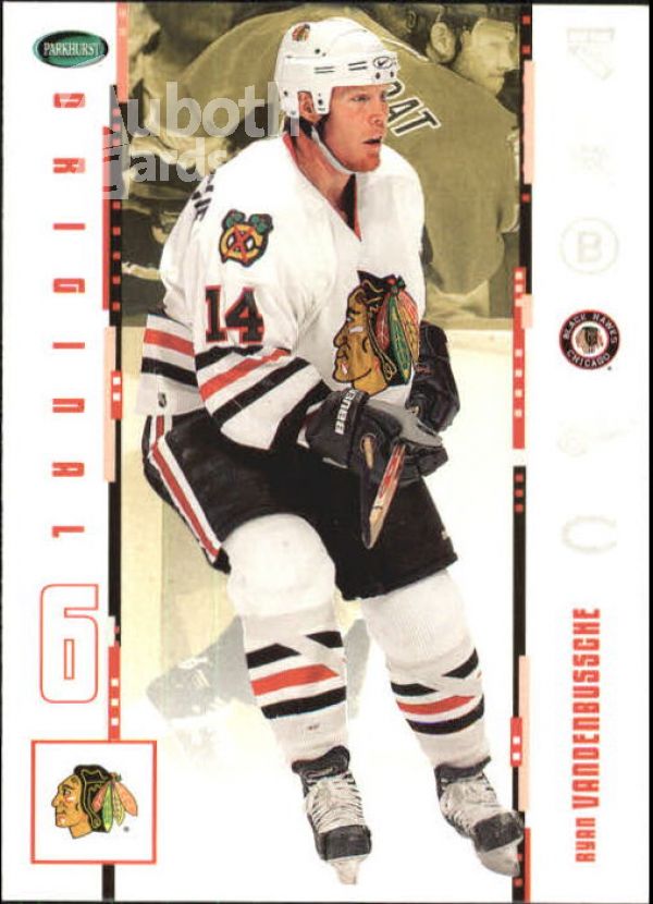 NHL 2003-04 Parkhurst Original Six Chicago - No 30 - Ryan Vandenbusche