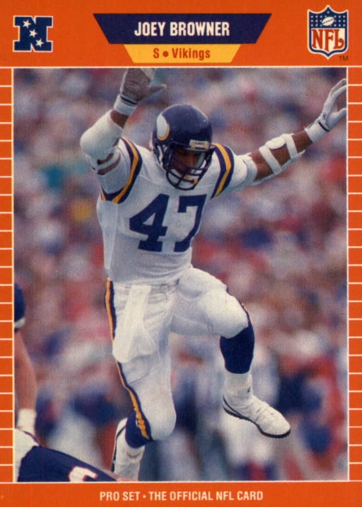 NFL 1989 ProSet - No 227 - Joey Browner