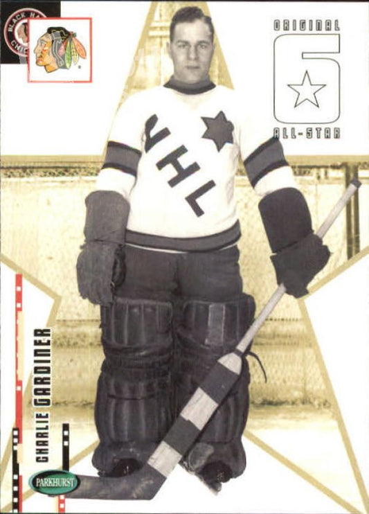 NHL 2003-04 Parkhurst Original Six Chicago - No 63 - Charlie Gardiner