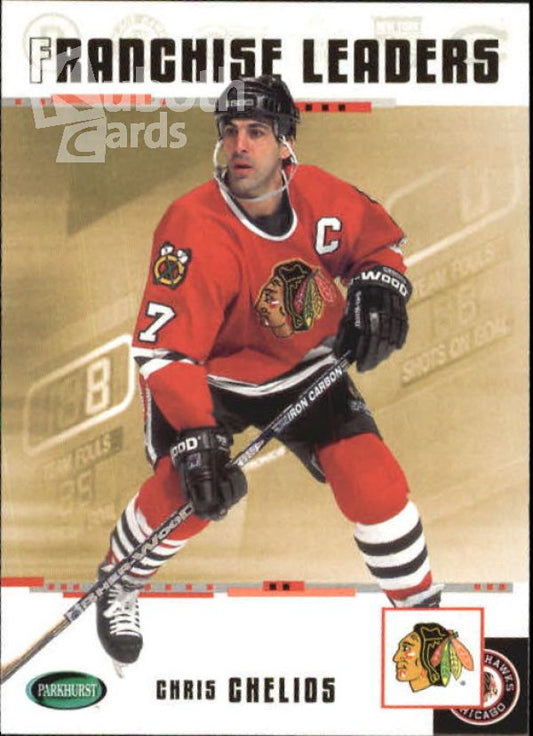 NHL 2003-04 Parkhurst Original Six Chicago - No 99 - Chris Chelios