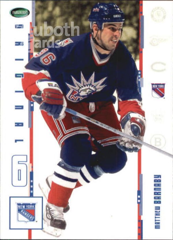 NHL 2003-04 Parkhurst Original Six New York - No 1 - Matthew Barnaby