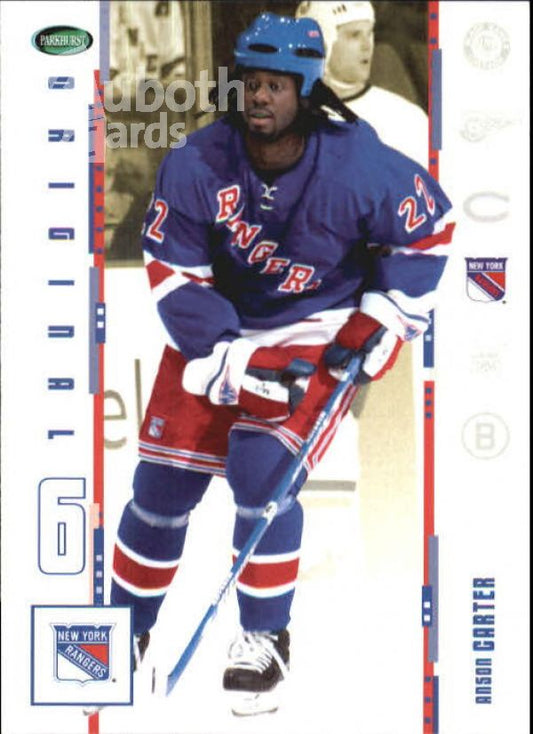 NHL 2003-04 Parkhurst Original Six New York - No 5 - Anson Carter