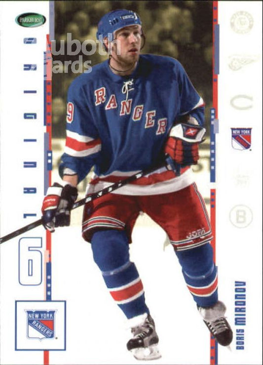 NHL 2003-04 Parkhurst Original Six New York - No 8 - Boris Mironov