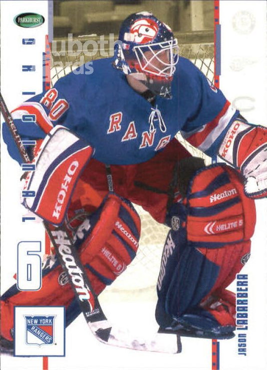 NHL 2003-04 Parkhurst Original Six New York - No 26 - Jason Labarbera