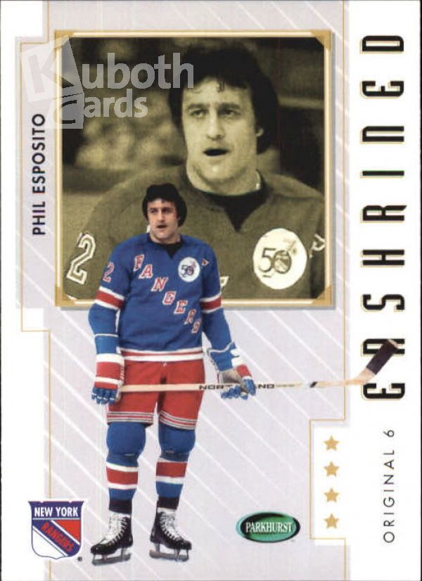 NHL 2003-04 Parkhurst Original Six New York - No 84 - Phil Esposito