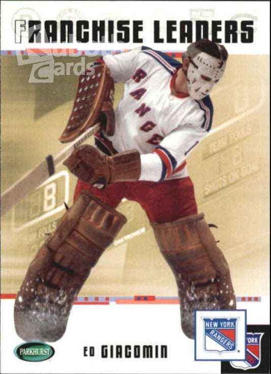 NHL 2003-04 Parkhurst Original Six New York - No 95 - Ed Giacomin