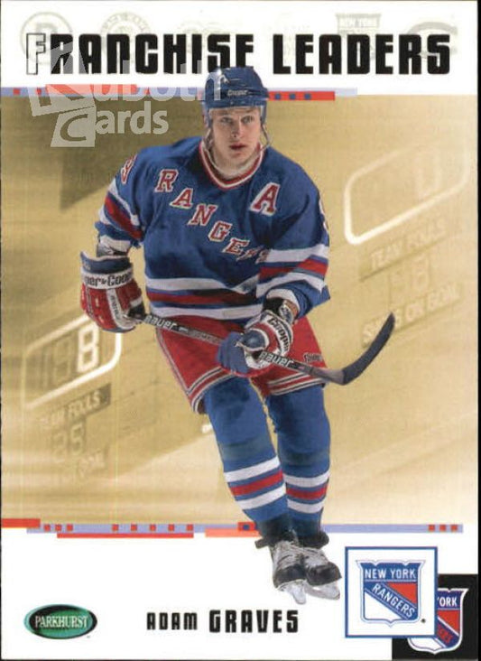 NHL 2003-04 Parkhurst Original Six New York - No 100 - Adam Graves