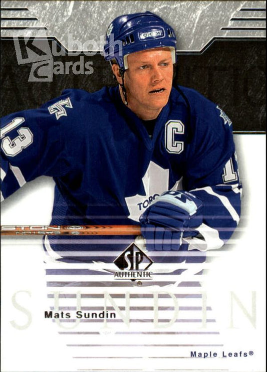 NHL 2003-04 SP Authentic - No 82 - Mats Sundin