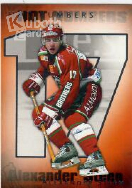 NHL/SHL 2003-04 Swedish SHL Elitset Hot Numbers - No 4 of 12 - Alexander Steen