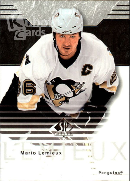 NHL 2003-04 SP Authentic - No 166 - Mario Lemieux