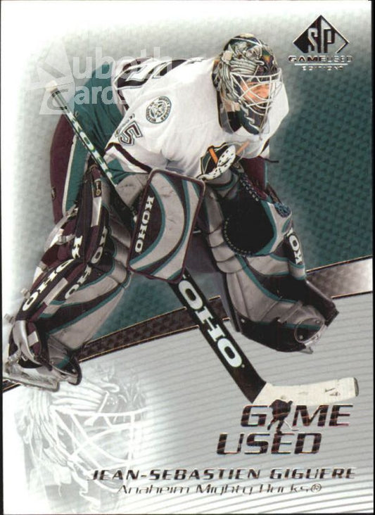 NHL 2003-04 SP Game Used - No 1 - Jean-Sebastien Giguere