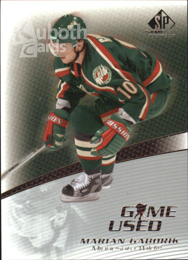 NHL 2003-04 SP Game Used - No 23 - Marian Gaborik