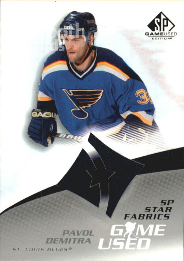 NHL 2003-04 SP Game Used - No 95 - Pavol Demitra