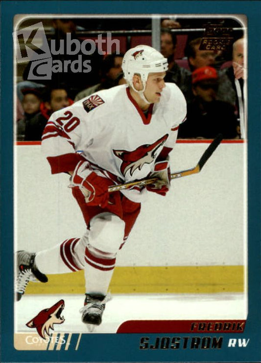 NHL 2003-04 Topps Traded - No TT135 - Fredrik Sjostrom