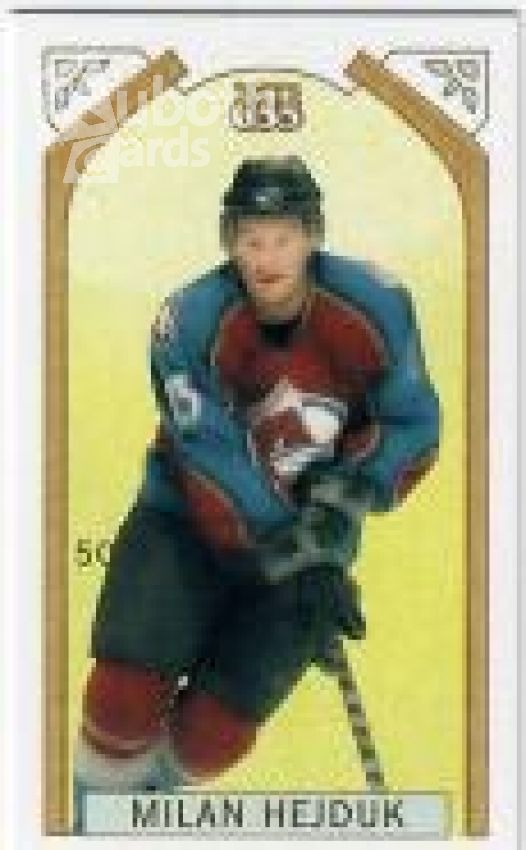 NHL 2003-04 Topps C55 Minis America Back Black - No 50 - Milan Hejduk