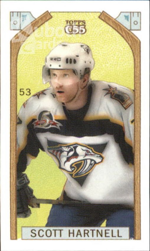 NHL 2003-04 Topps C55 Minis America Back Black - No 53 - Scott Hartnell