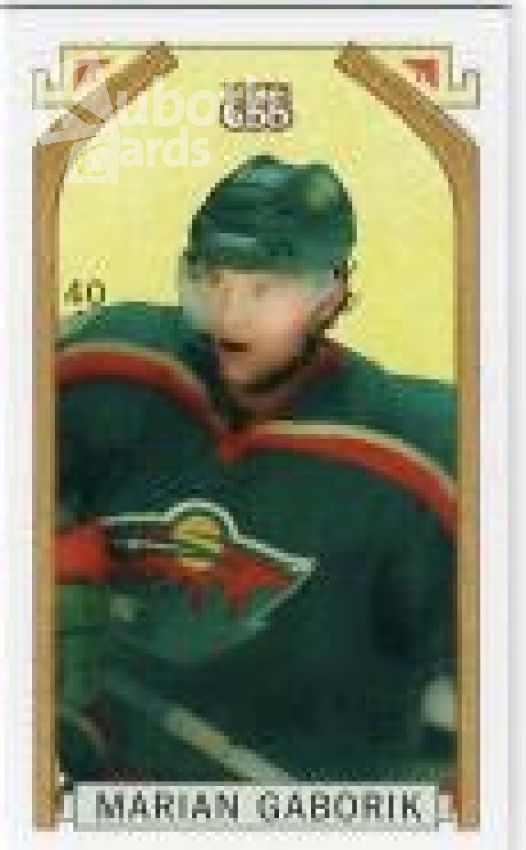 NHL 2003-04 Topps C55 Minis Brooklyn Back - No 40 - Marian Gaborik