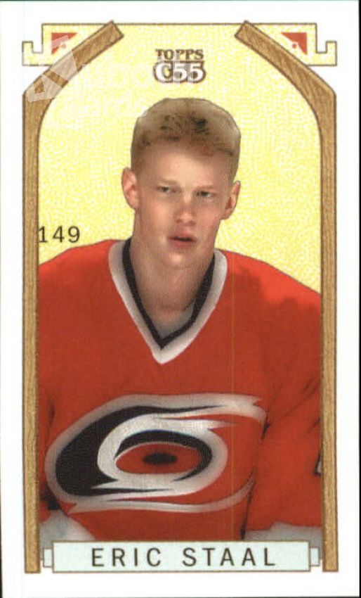 NHL 2003-04 Topps C55 Minis O'Canada Back Black - No 148 - Eric Staal