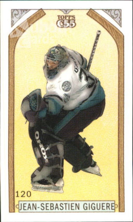 NHL 2003-04 Topps C55 Minis O'Canada Back Red - No 120 - Jean-Sebastien Giguere