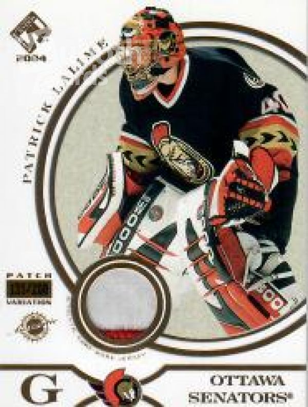 NHL 2003-04 Private Stock Reserve Patches - No 187 - Patrick Lalime