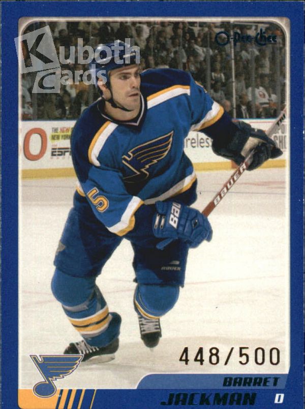 NHL 2003-04 O-Pee-Chee Blue - No 48 - Barret Jackman